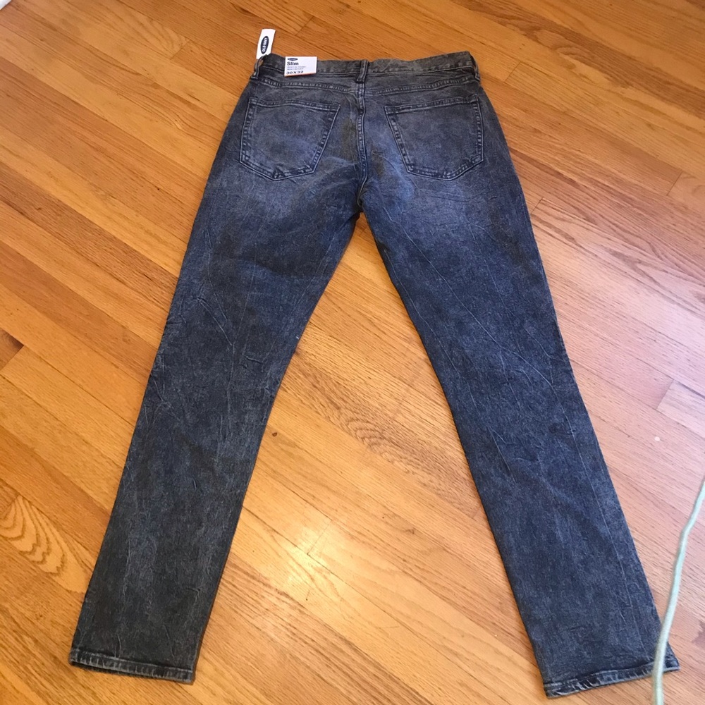 OLD NAVY SLIM BUILT-IN TOUGH BUILT-IN FLEX 30 X 32